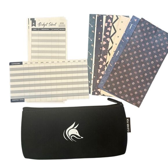 Clever Fox Amazon Cash Budget System with Colored Money Envelopes/Budget sheets - Picture 1 of 5